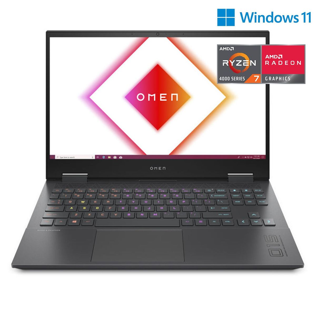 HP - Laptop HP OMEN 15-en0002la AMD Ryzen7 4800H 16GB 512GB SSD 15.6" RTX 2060