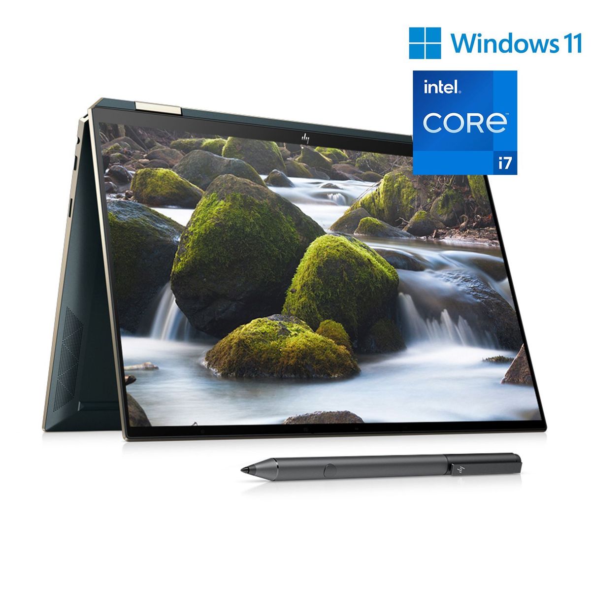 HP - Laptop HP Spectre x360 14-ea0001la Intel Core i7-1165G7 16GB 512GB SSD + 32GB Optane táctil 13.5"