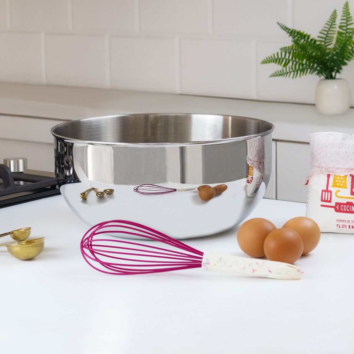 MASTER BELLE - Bowl Acero Inoxidable 28 cm sin tapa 