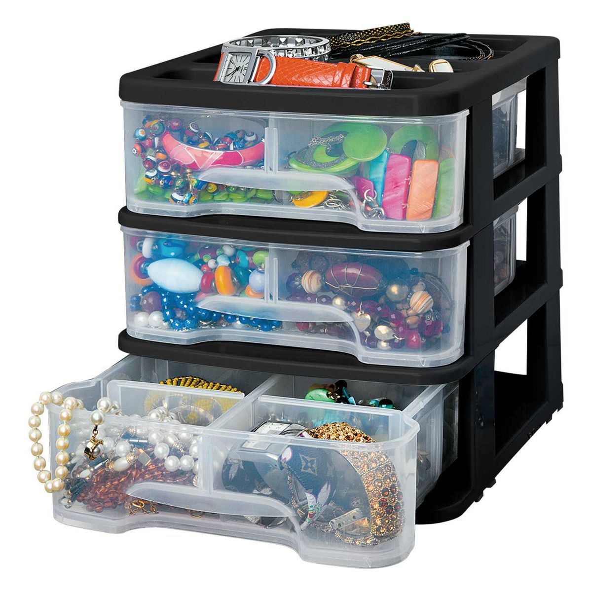 RIMAX - Gavetero Pequeño Negro