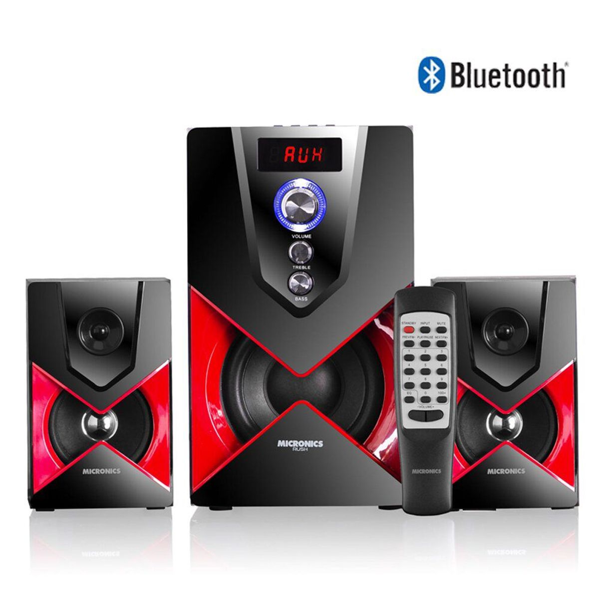 MICRONICS - Parlante Rush Subwoofer USB/BT/RADIOFM