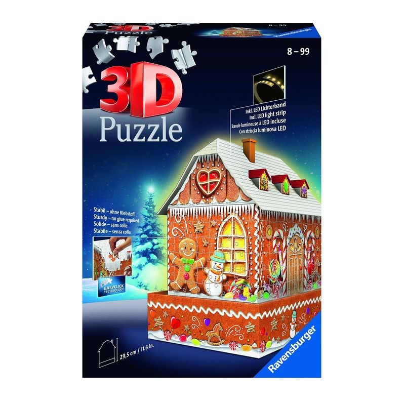 Rompecabezas 3D Casa De Navidad RAVENSBURGER | falabella.com