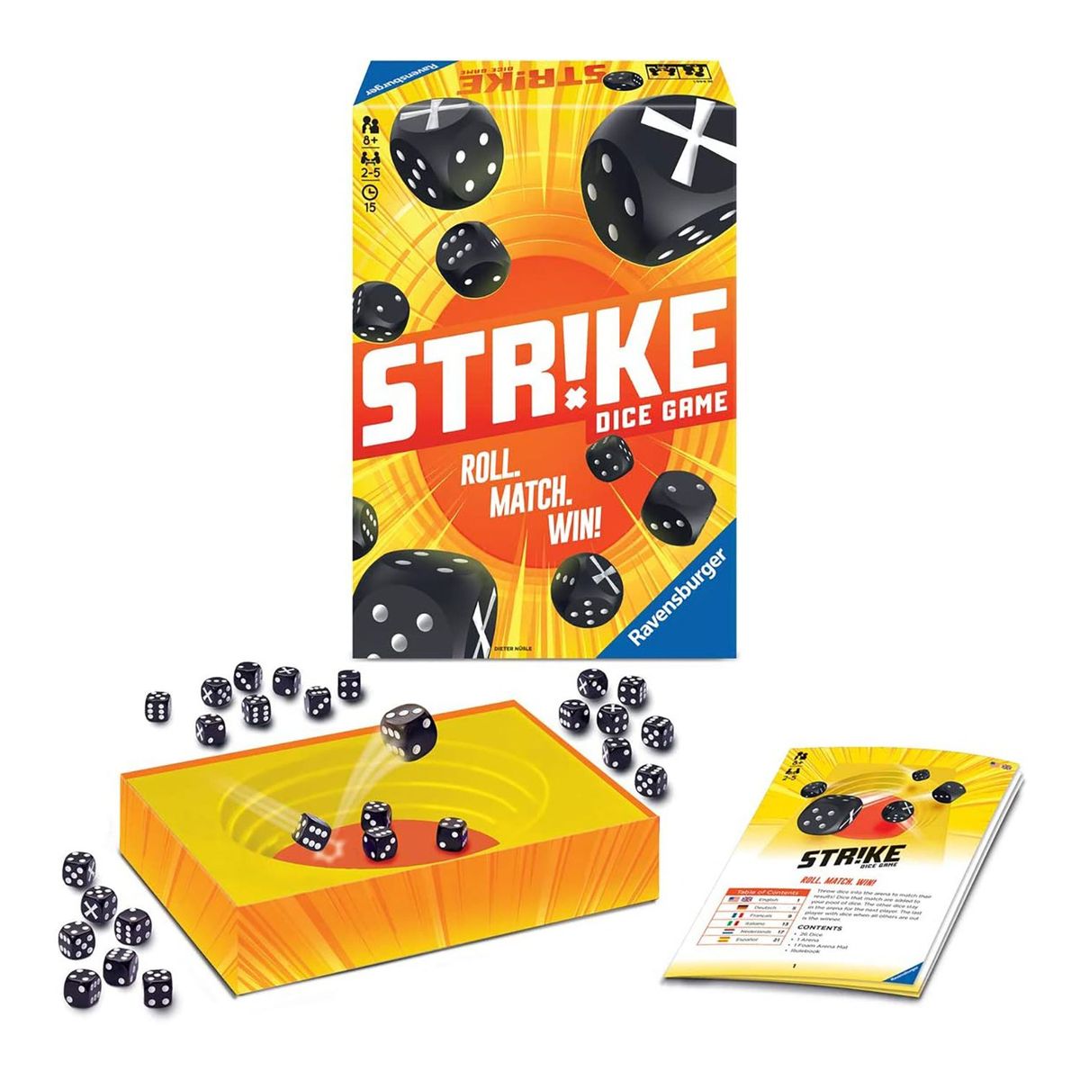 RAVENSBURGER - Juego Strike Dados Ravensburger