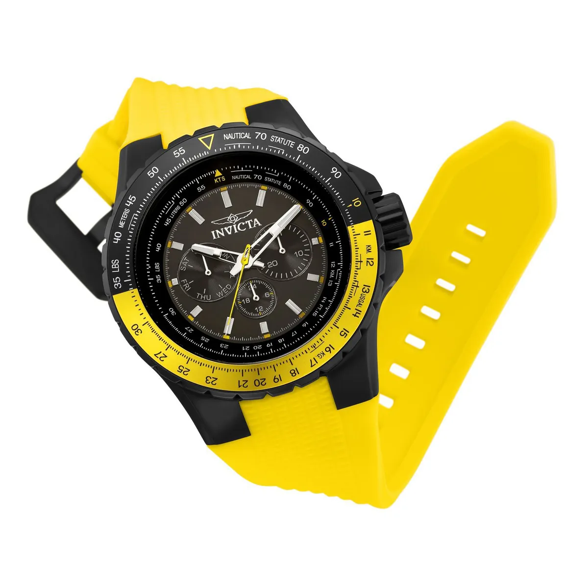 INVICTA - Reloj Invicta Aviator 33038 Hombre Negro Quartz