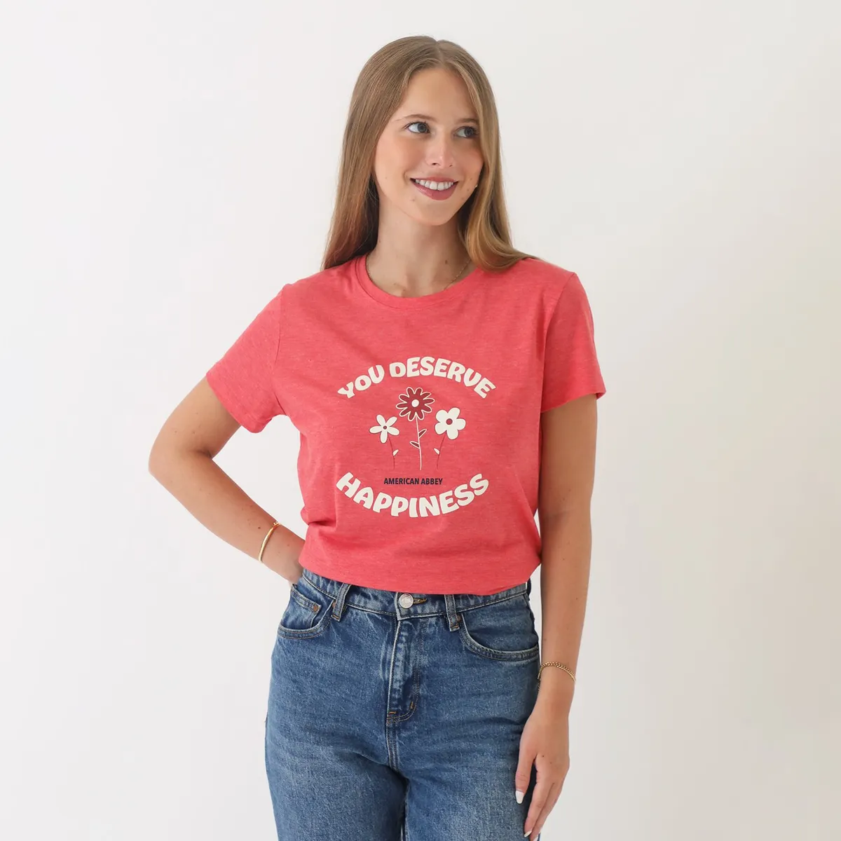 AMERICAN ABBEY - Polo Manga Corta Algodón Mujer American Abbey