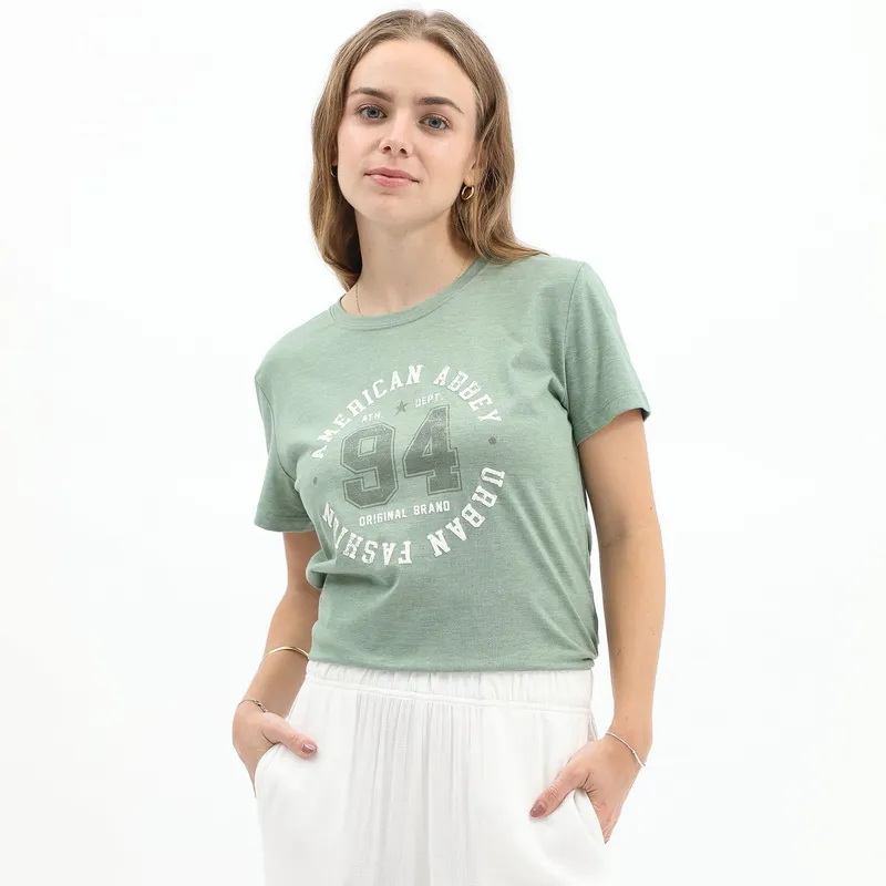 AMERICAN ABBEY - Polo Manga Corta Algodón Mujer American Abbey