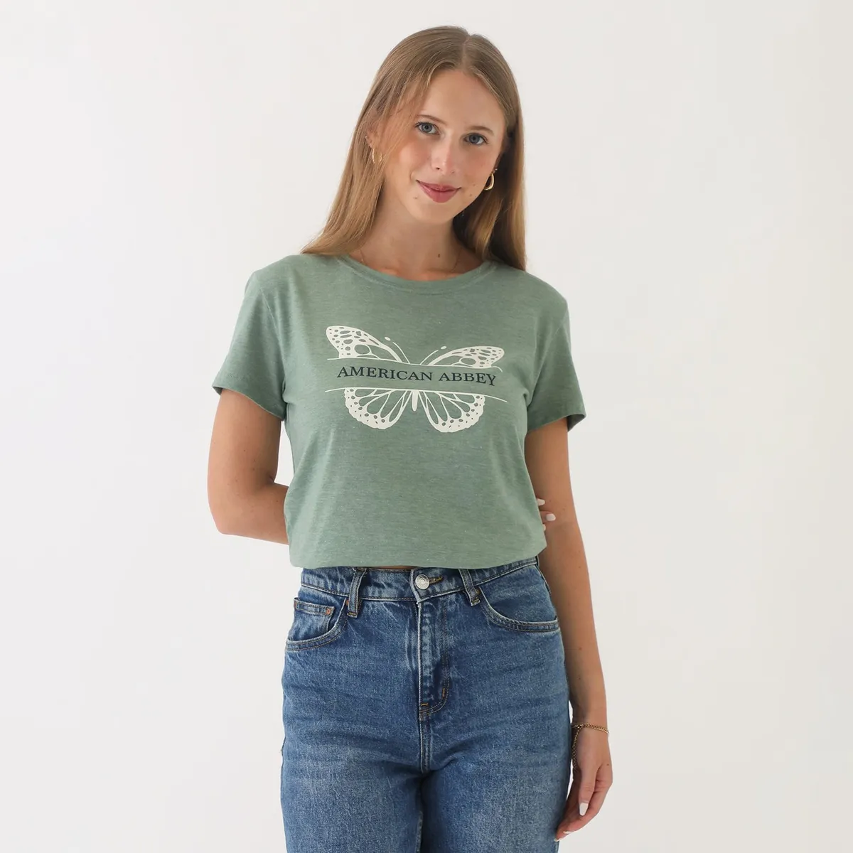 AMERICAN ABBEY - Polo Manga Corta Algodón Mujer American Abbey