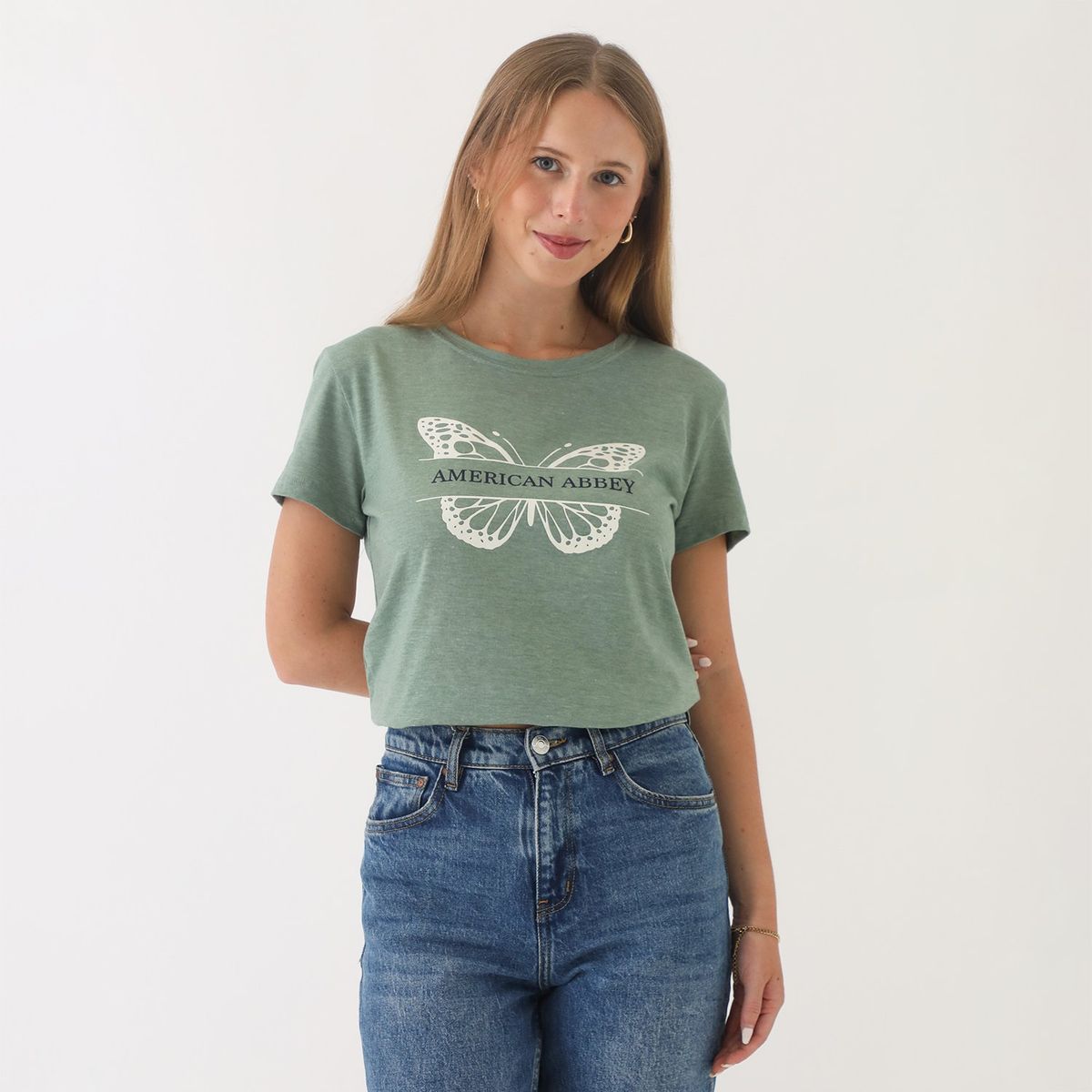 AMERICAN ABBEY - Polo Manga Corta Algodón Mujer American Abbey