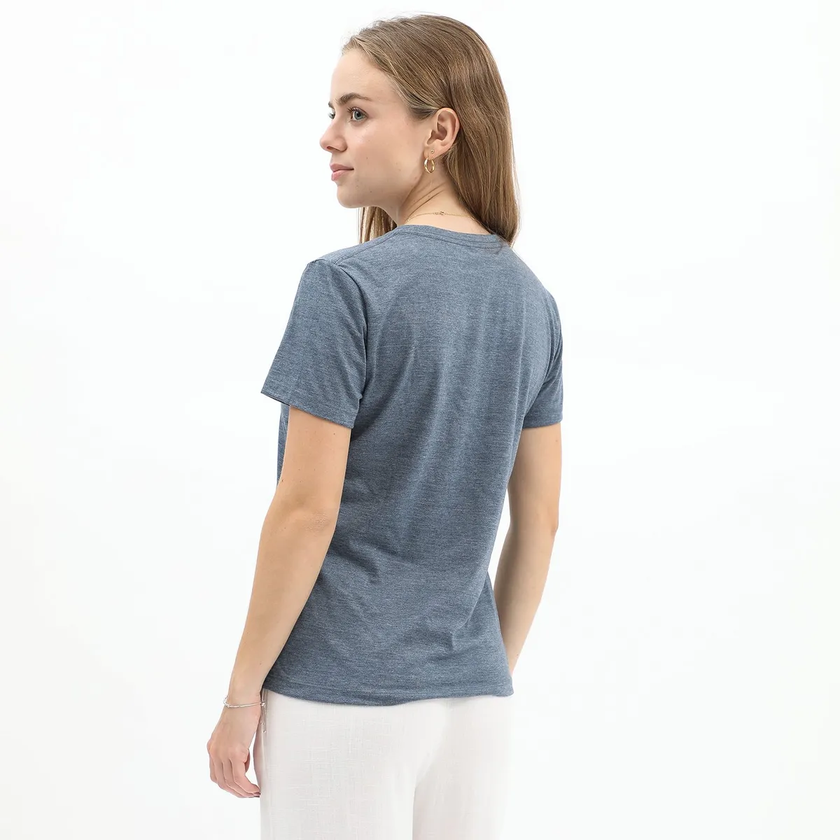 AMERICAN ABBEY - Polo Manga Corta Algodón Mujer American Abbey