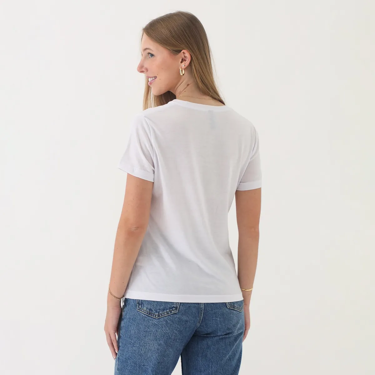 AMERICAN ABBEY - Polo Manga Corta Algodón Mujer American Abbey