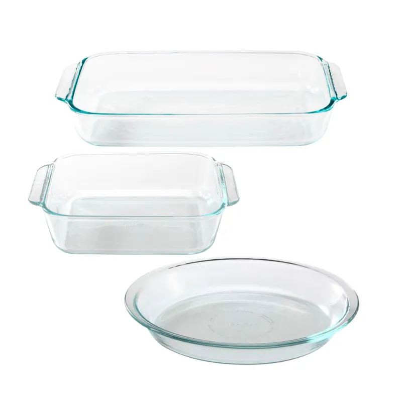 PYREX - Set Pyrex 3 Pc Transparente