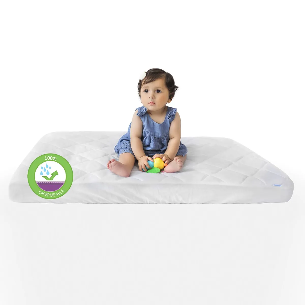 MONCHITOS - Protector De Colchón Pack & Play Impermeable Monchitos