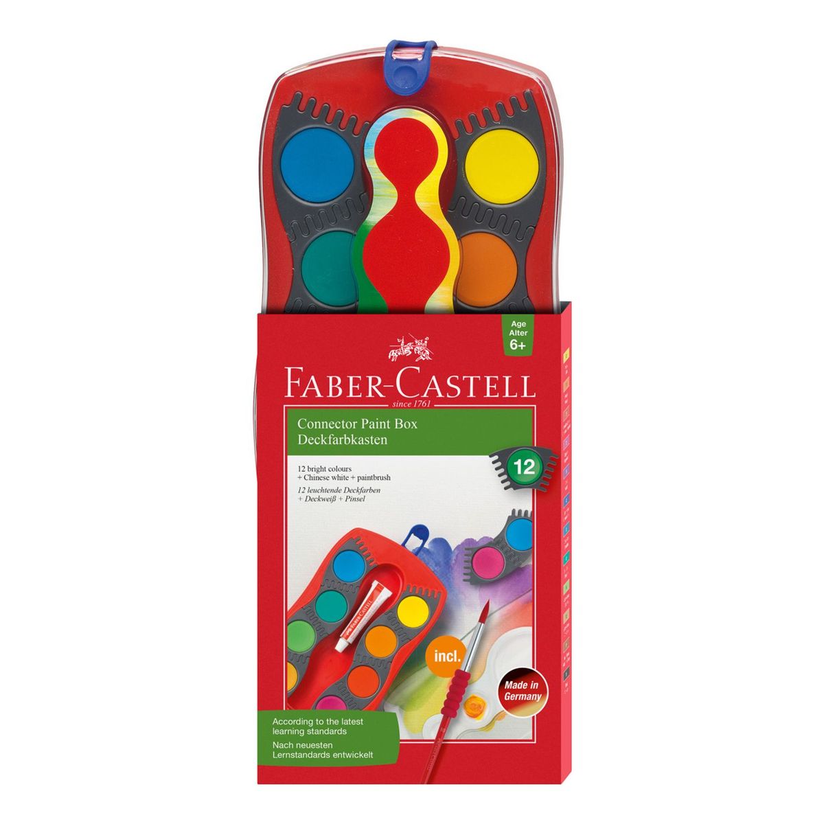 FABER-CASTELL - Acuarela Connector Estuche X12 Colores