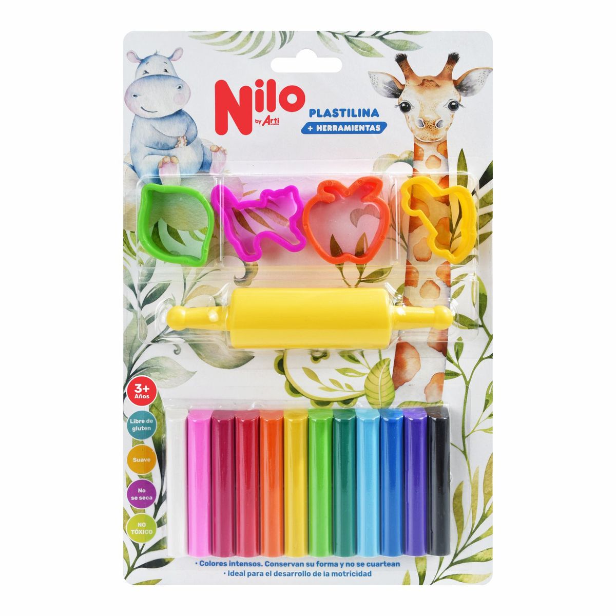 ARTI CREATIVO - Nilo Plastilina Blister X 12