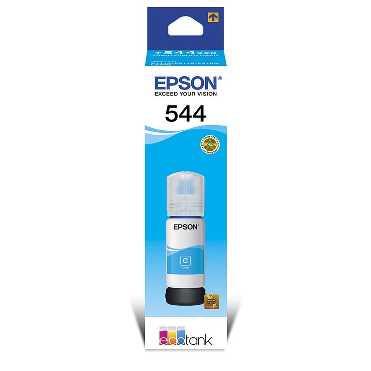 EPSON - Botella de tinta Cian T544