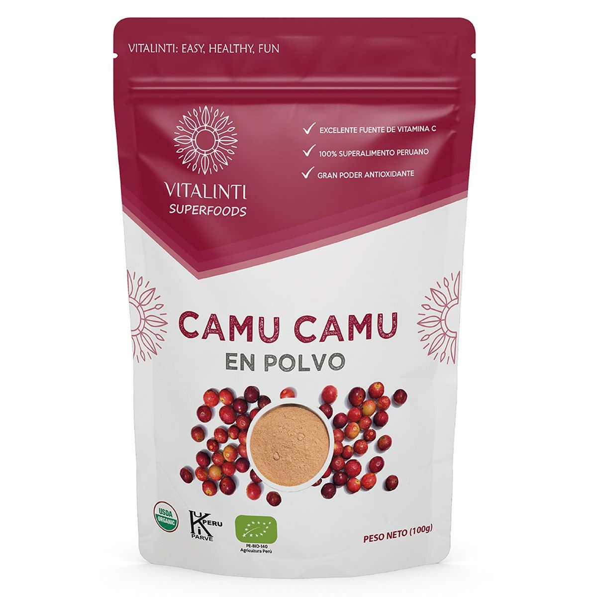 VITALINTI - Camu Camu en Polvo Orgánico 100gr
