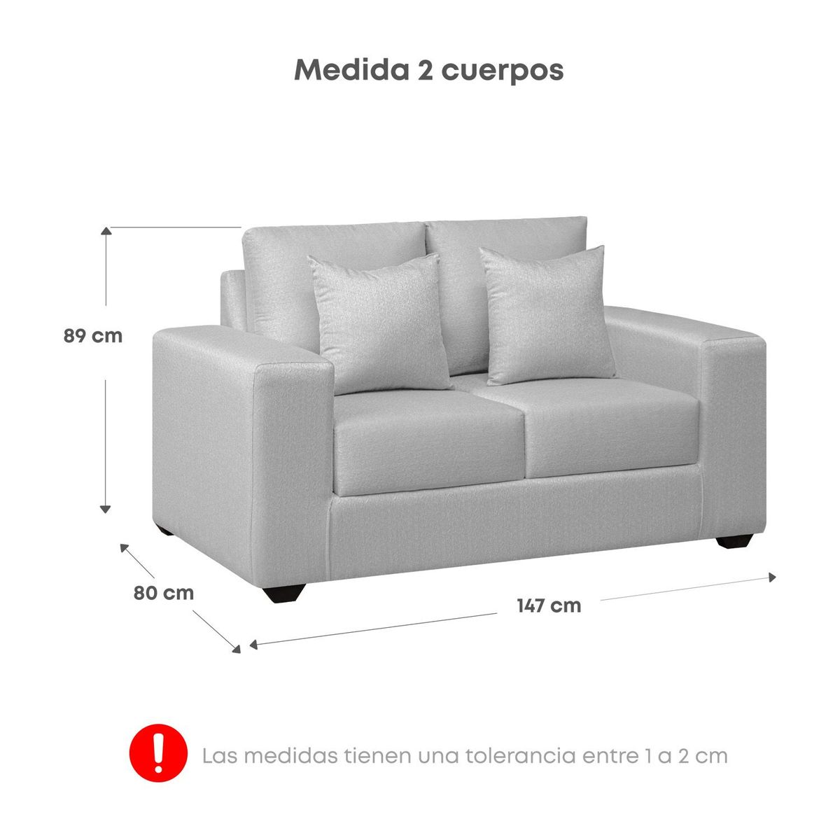 FORLI - Juego de Sala Spring 3-2 Cuerpos