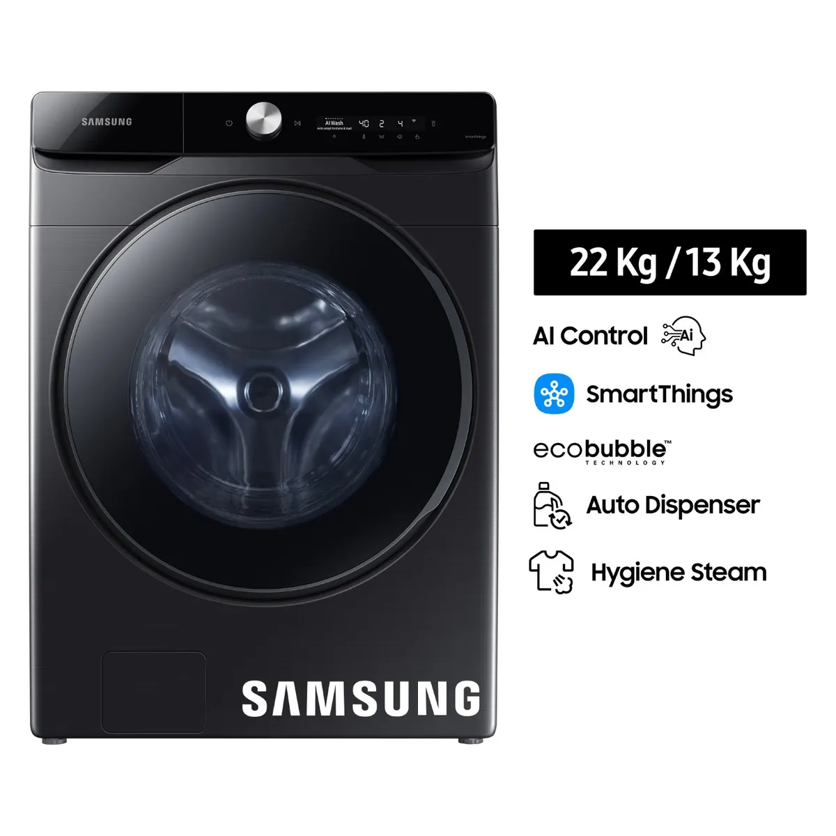 SAMSUNG - Lavaseca Ai Control 22/13 KG WD22T6500GV