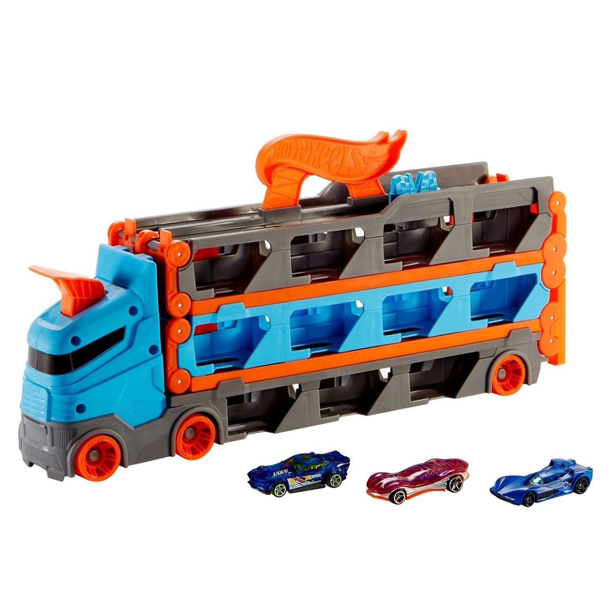 HOT WHEELS - Remolque Hot Wheels Pista de Carreras