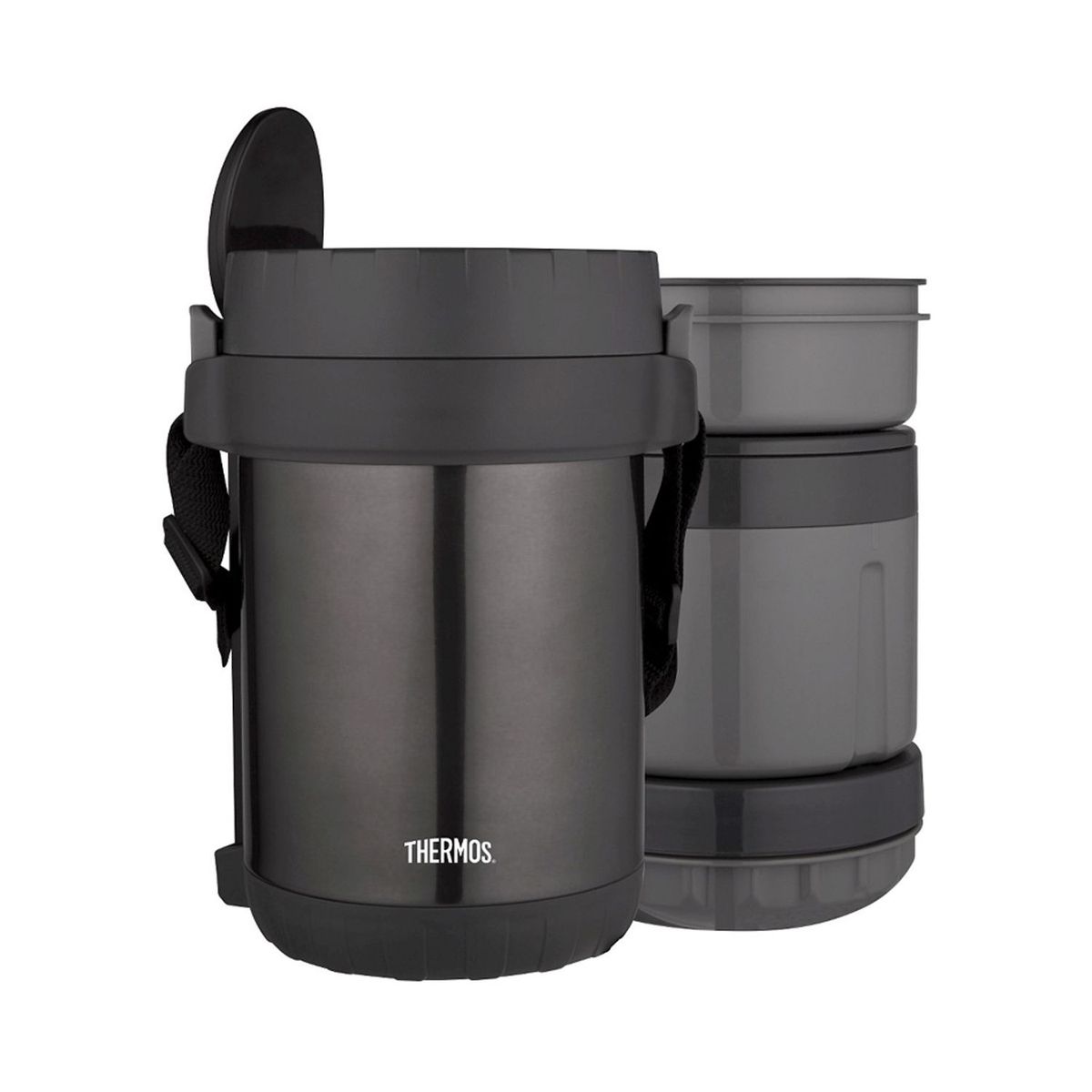 THERMOS - Termo Acero Inoxidable Compartimiento para Alimentos 1.30 Lt