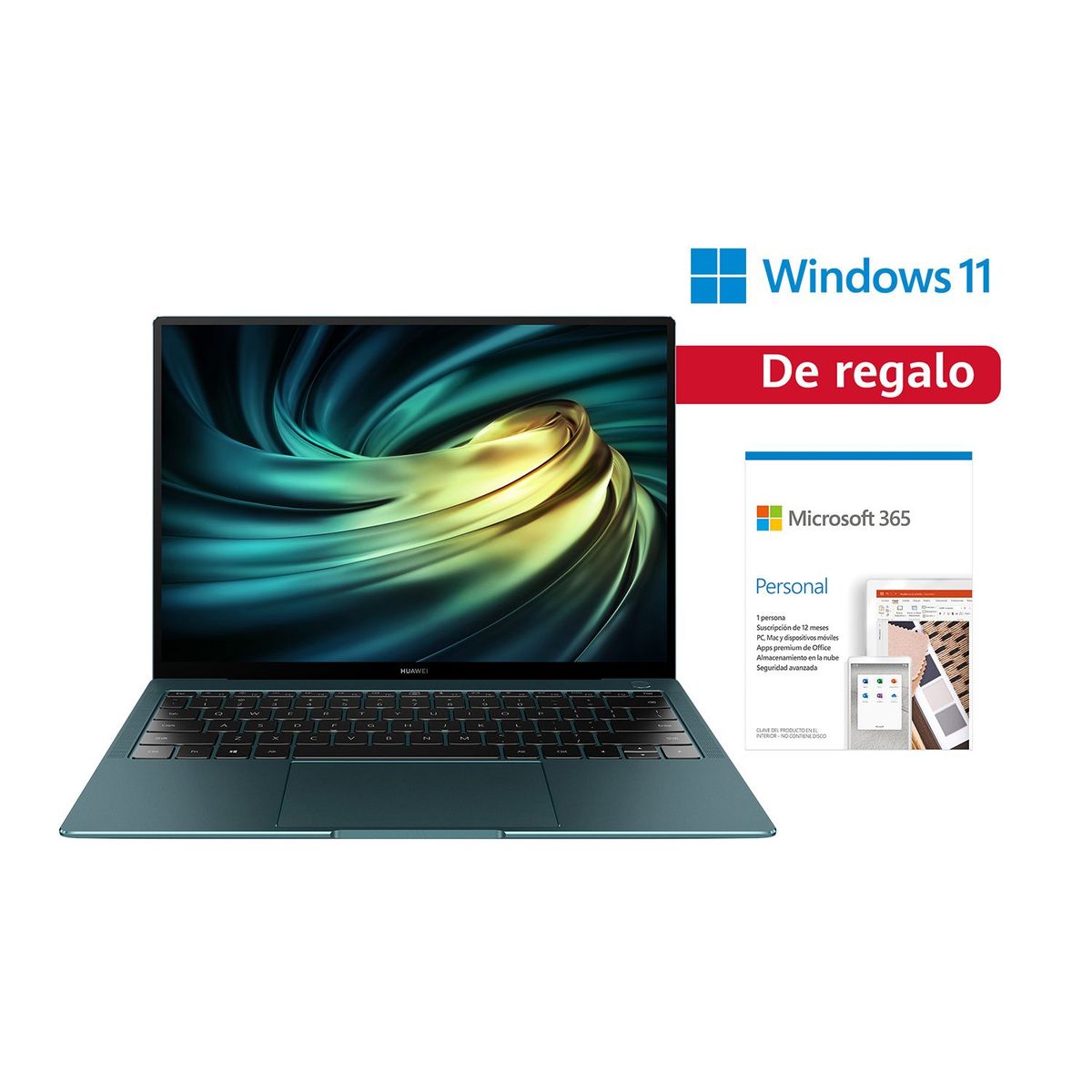 HUAWEI - Laptop Huawei Matebook Xpro 13.9" Core i7 10ma Gen 16GB RAM 1TB SSD + Office 365 1 Año