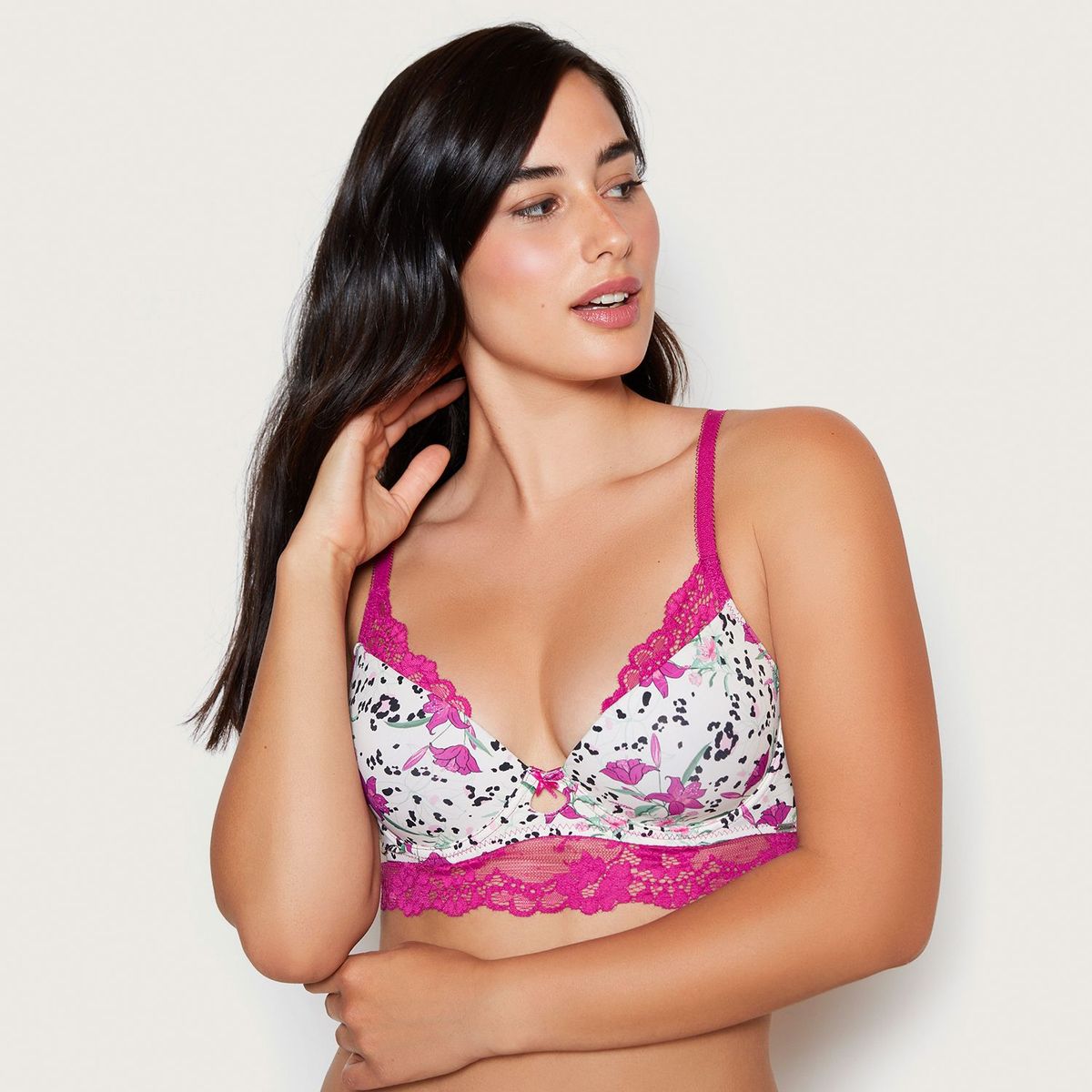 CHIC FRANCE - Sostén Microfibra con Relleno Chic France