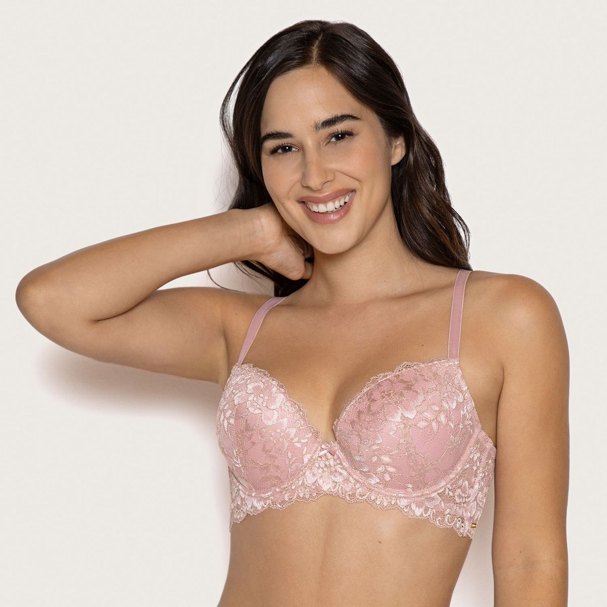 CHIC FRANCE - Sostén con Push Up Encaje Chic France