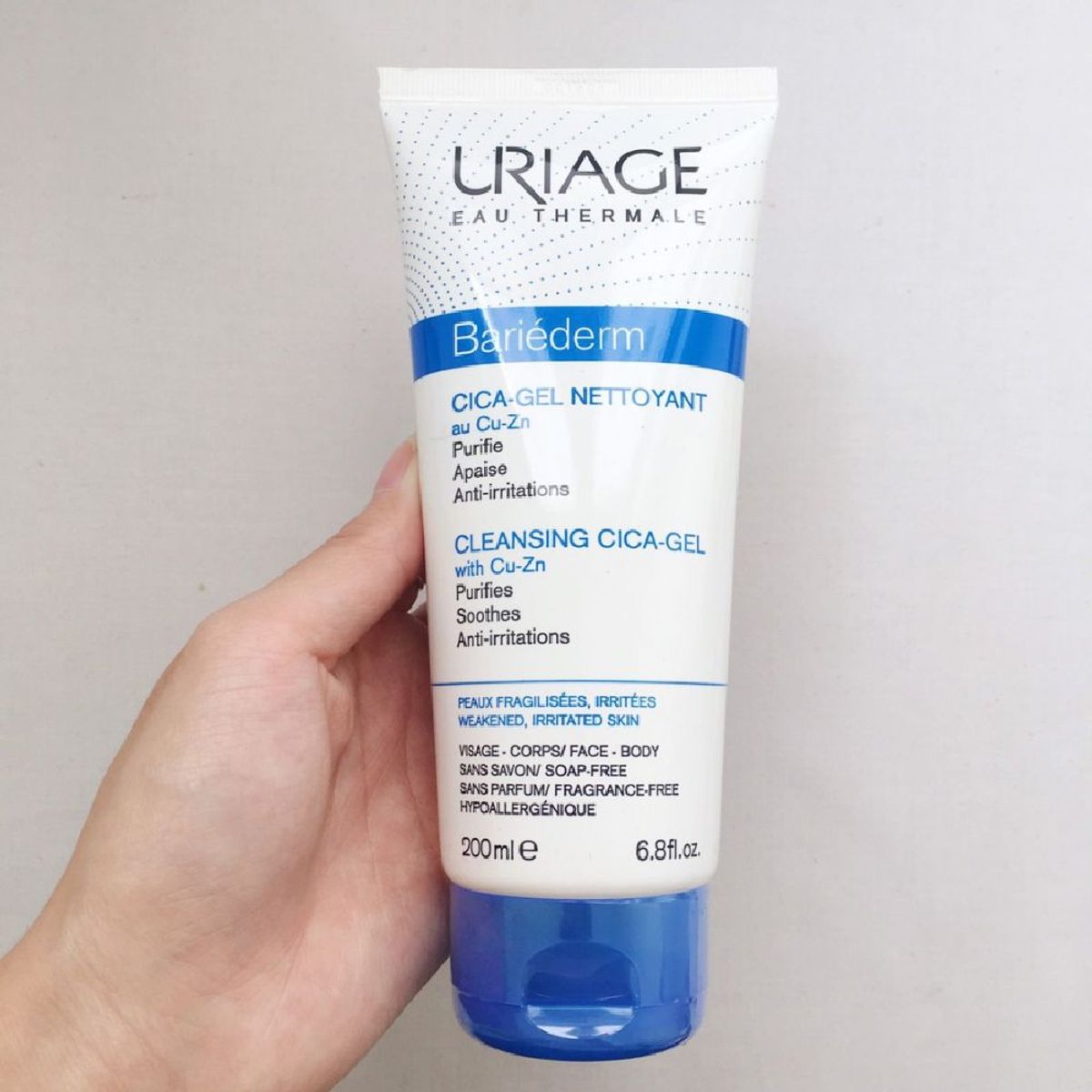 URIAGE - Uriage Bariéderm-Cica Gel Limpiador 200ml - Higiene para pieles irritadas