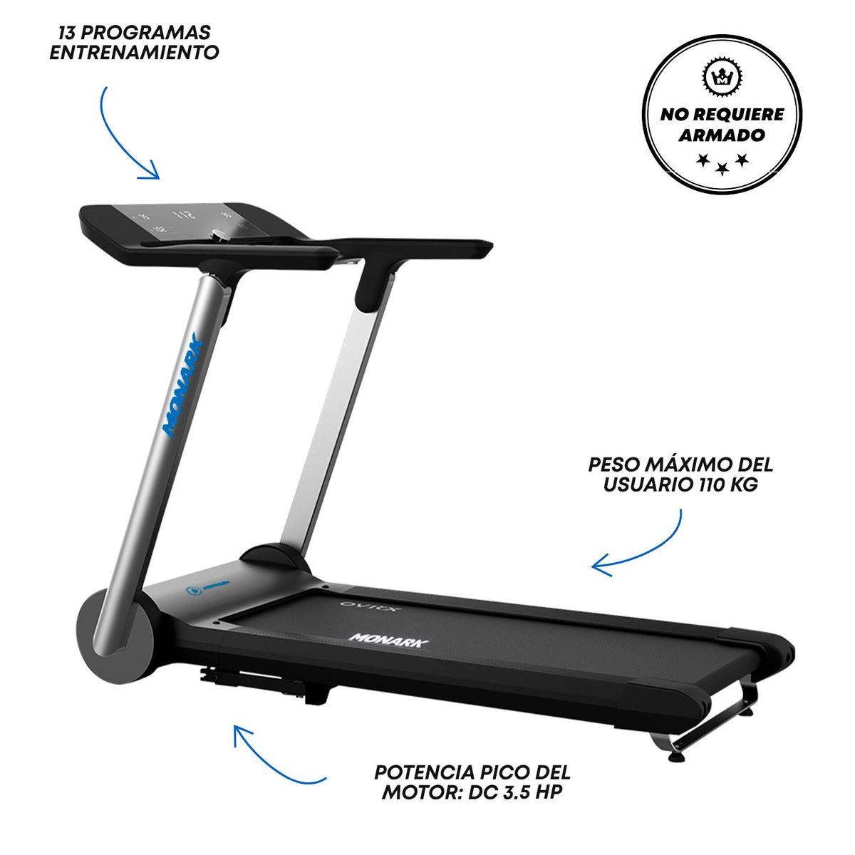 MONARK - Trotadora X3 PLUS Monark