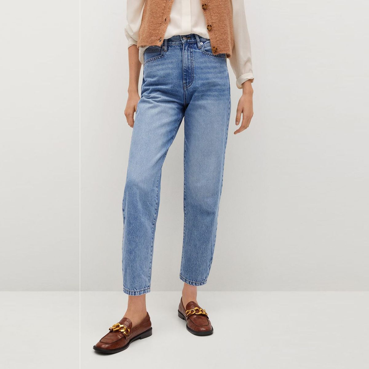 MANGO - Pantalón Jean Slouchy Mujer Mango