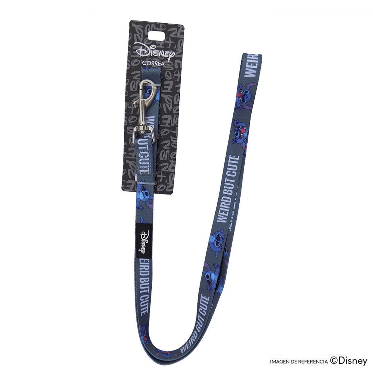 DISNEY - Correa para Perros Disney Stitch Gris