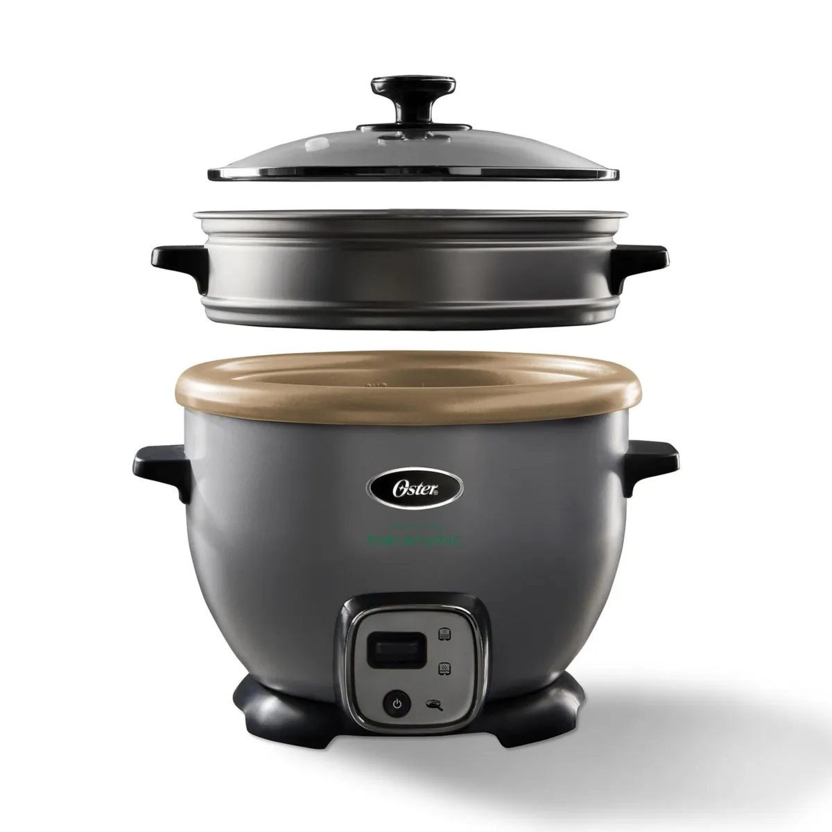 OSTER - Arrocera multiusos 2.2 lt Oster con función sofrito y Bioceramic CKSTRC7130S