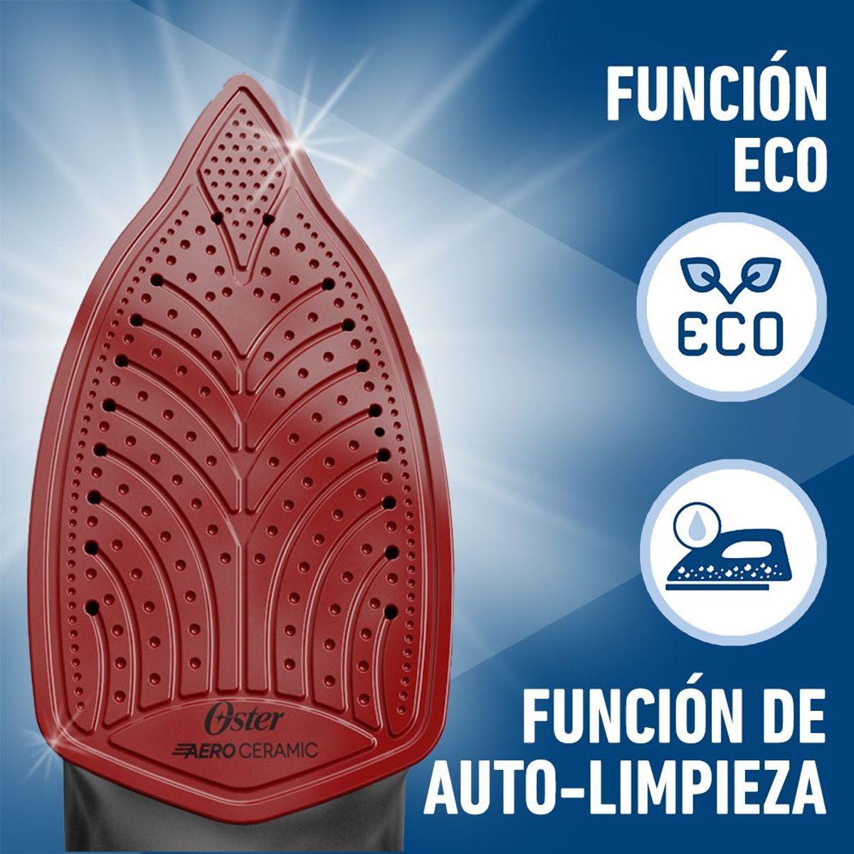 OSTER - Plancha de vapor Oster  GCSTAC6953 aerocerámica