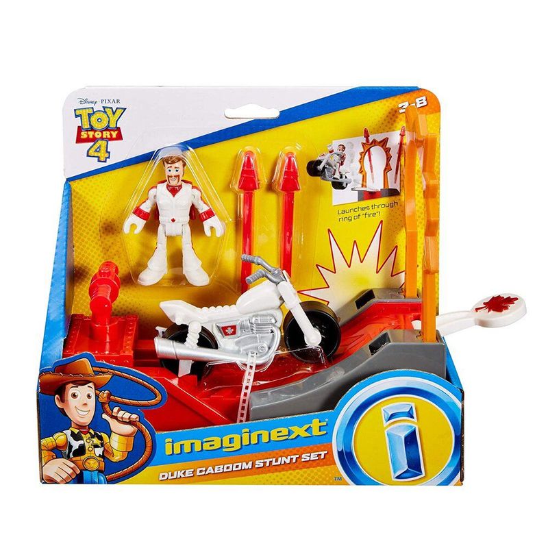 DISNEY - Imaginext Set de Acrobacias de Duke Caboom