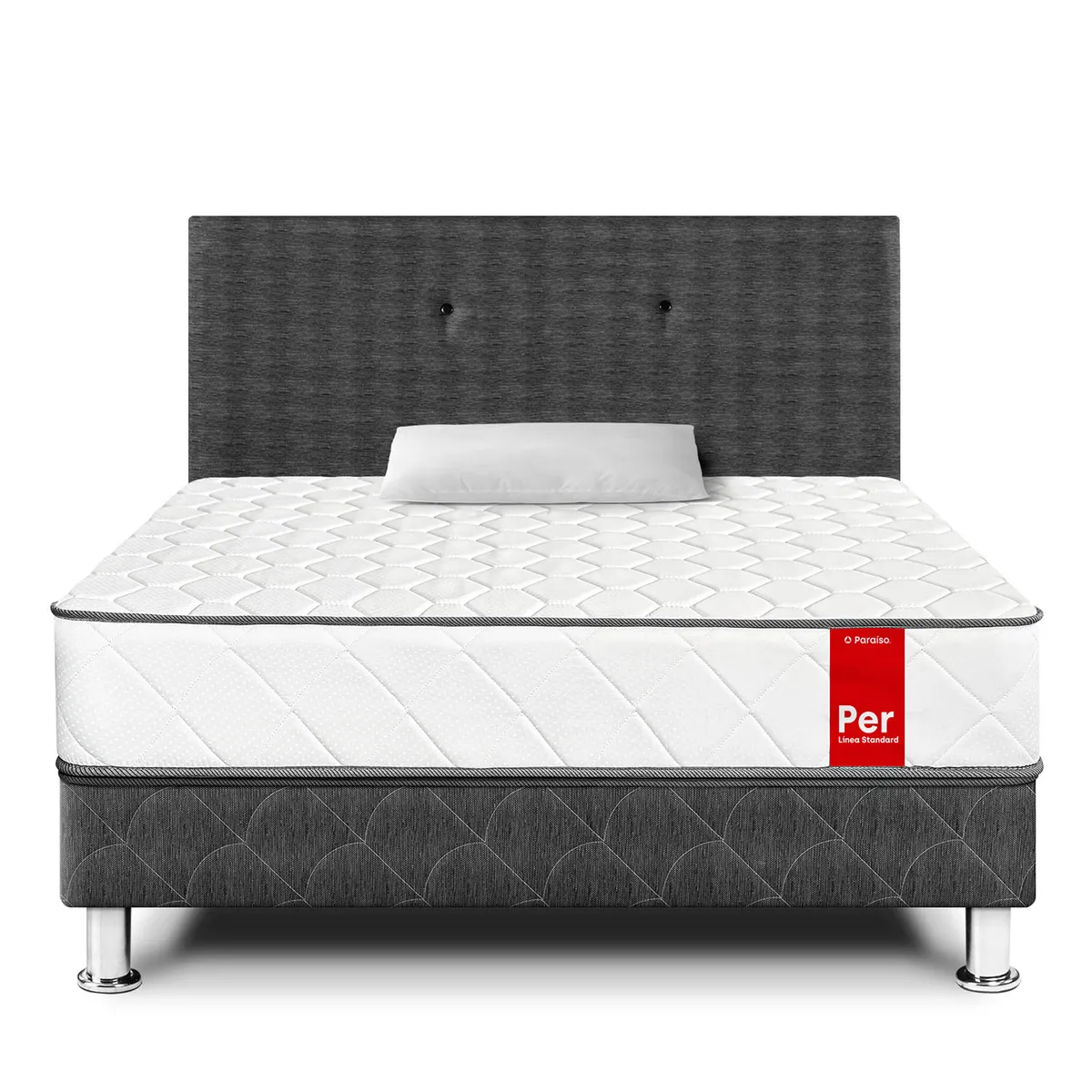 PARAISO - Dormitorio Per 1.5 Plz + 1 Almohada + Protector