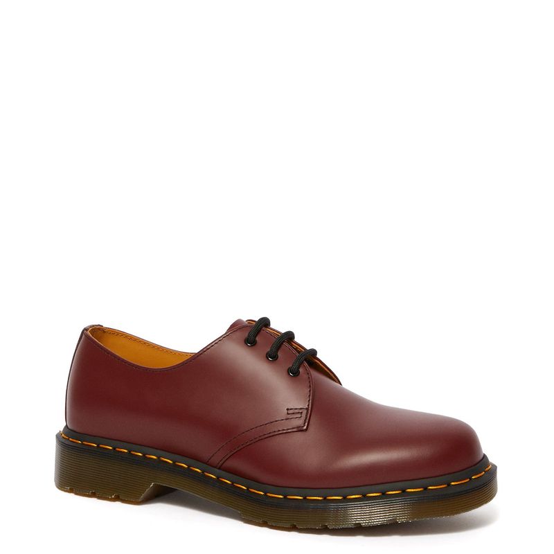 DR MARTENS - Zapatos casuales Unisex Dr.Martens 1461 Cherry Red Smooth cuero