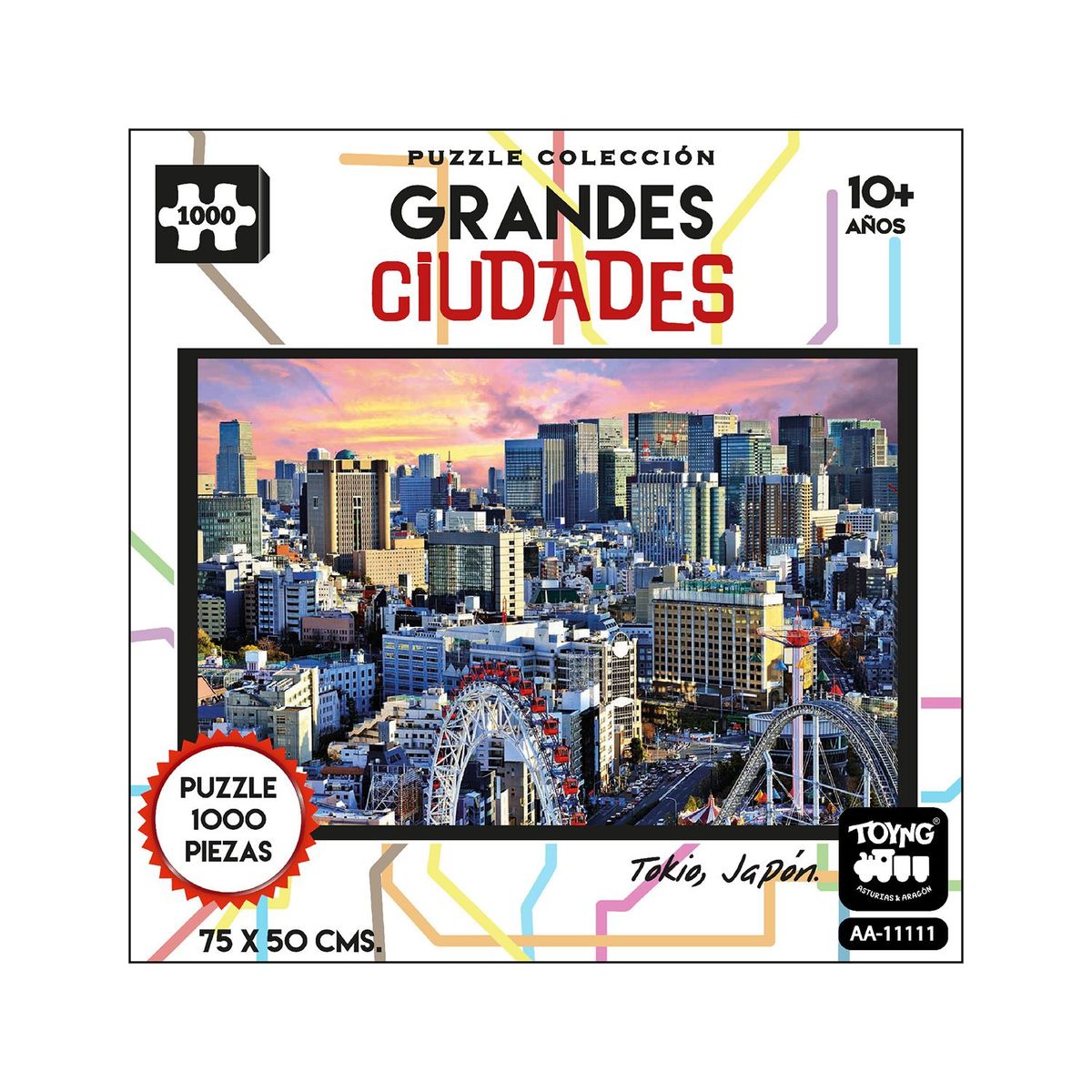 TOYNG - Rompecabezas 1000 Pzas Grandes Ciudades
