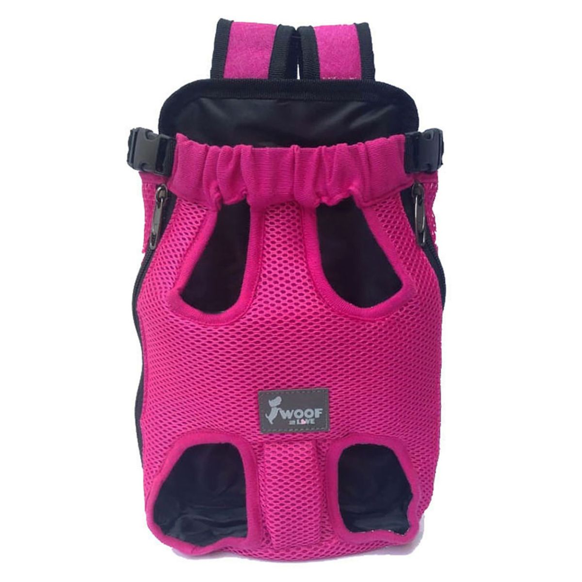 WOOF AND LOVE - Canguro Transportador de Mascotas - Fucsia S