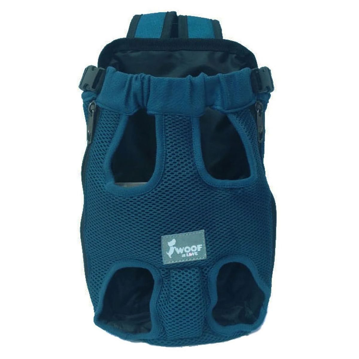 WOOF AND LOVE - Canguro Transportador de Mascotas - Azul Marino S