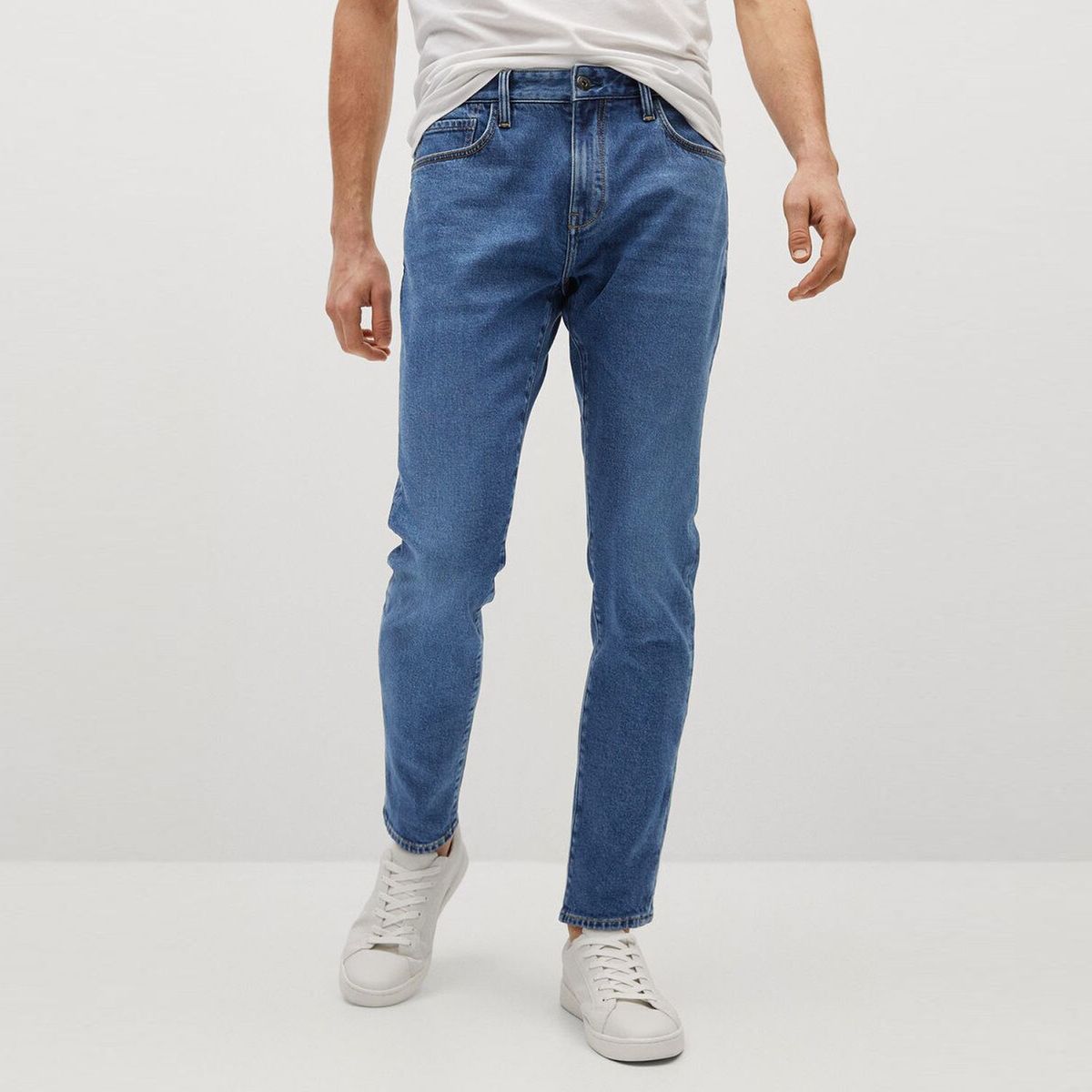 MANGO - Pantalón Hombre Tapered Fit
