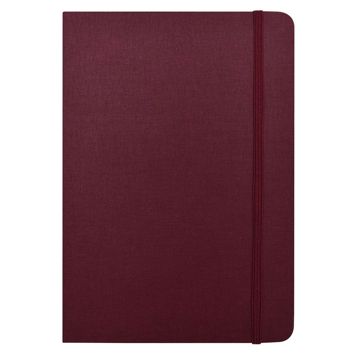 MOUSTACHINE - Libreta Classic Mediano Cuadriculado Vino