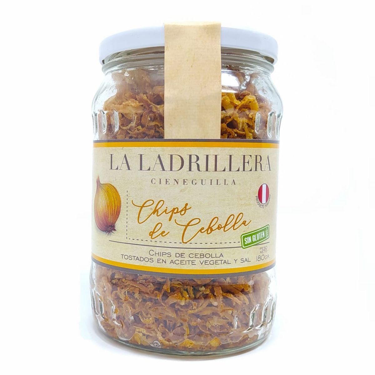LA LADRILLERA - Chips de Cebolla sin gluten 180gr