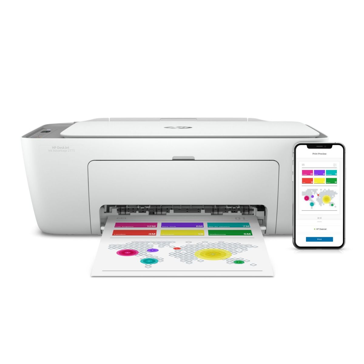HP - Multifuncional HP Deskjet Ink Advantage 2775