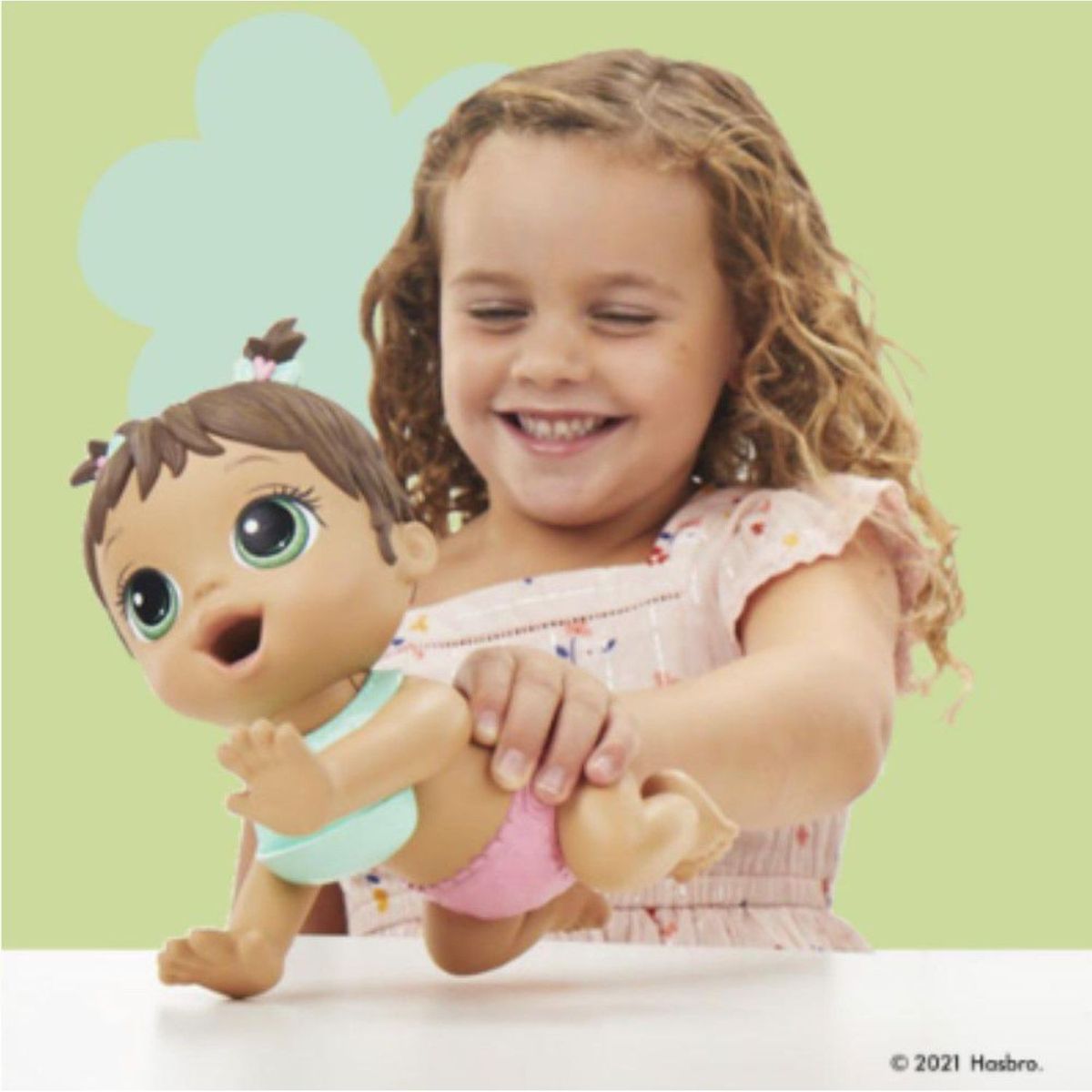 BABY ALIVE - Muñeca Baby Alive Bebé Hora de Comer Castaña