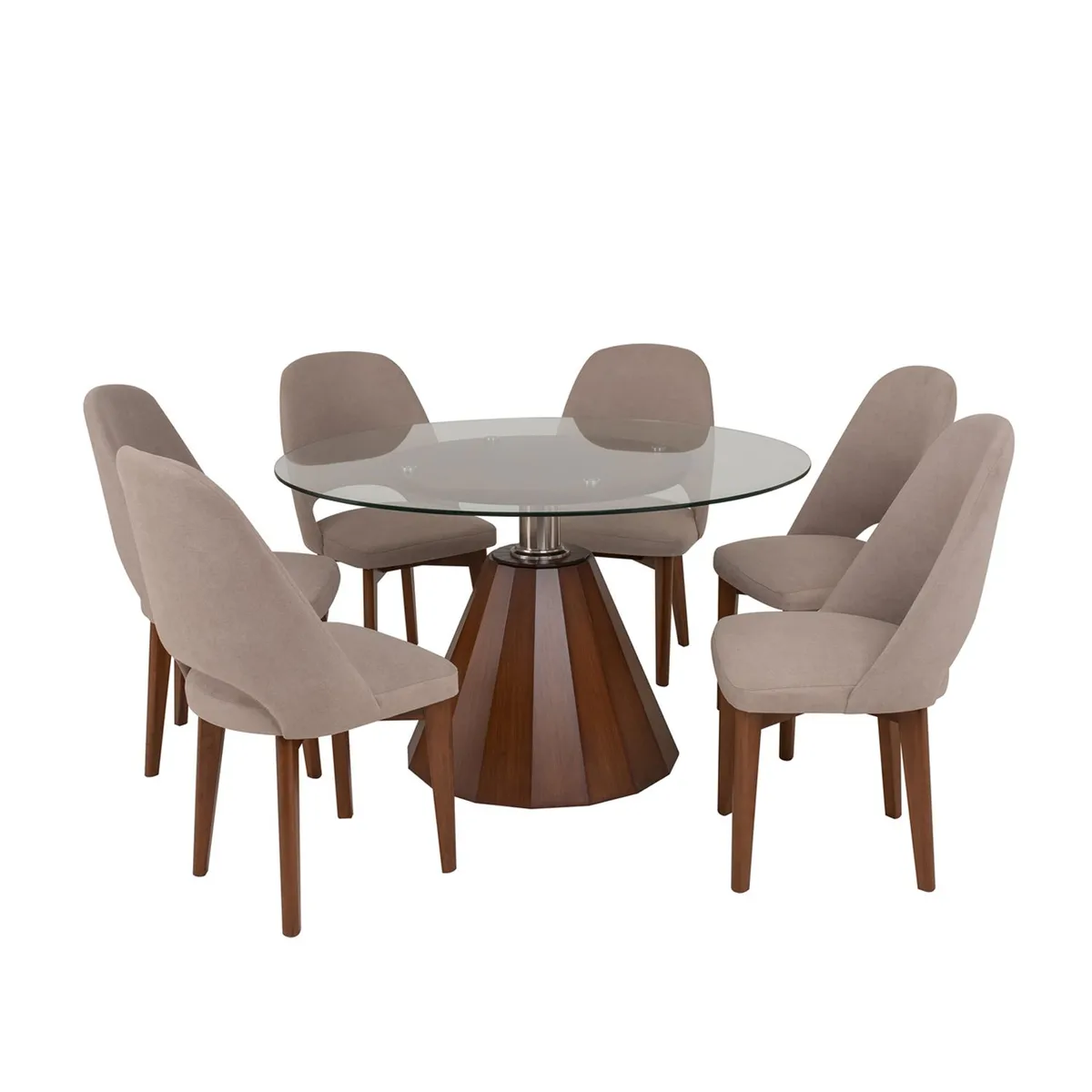 BASEMENT HOME - Juego de Comedor Ania 6 Sillas