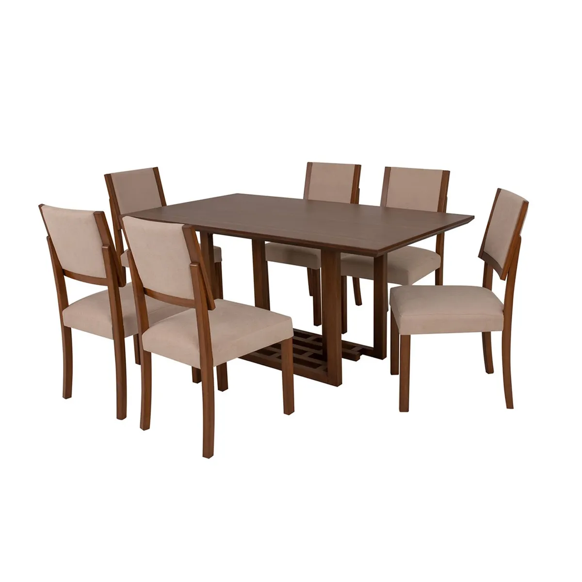 BASEMENT HOME - Juego de Comedor Valentina 6 Sillas