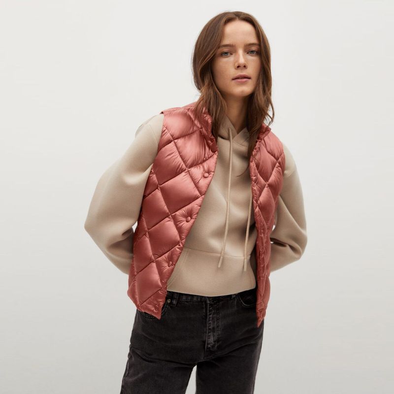 MANGO - Chaleco Acolchado Mujer Mango