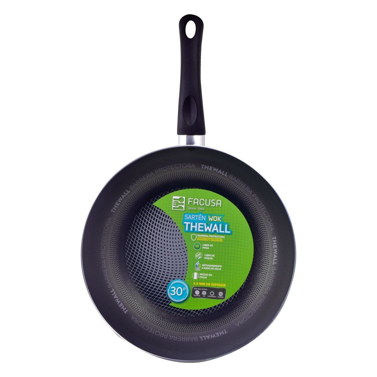 FACUSA - Sarten Wok 30 cm The Wall
