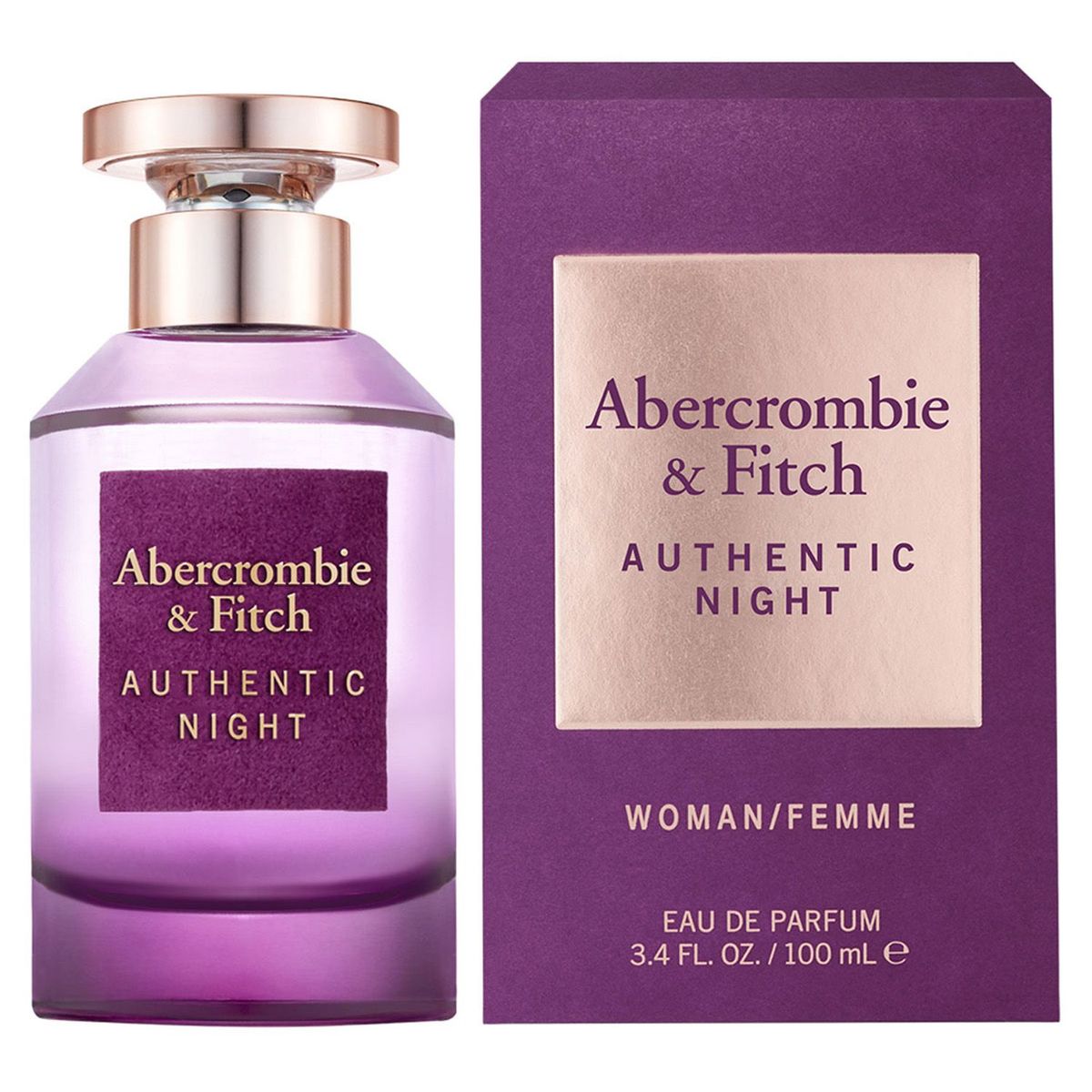 ABERCROMBIE & FITCH - Authentic Night Femme EDP 100 ml