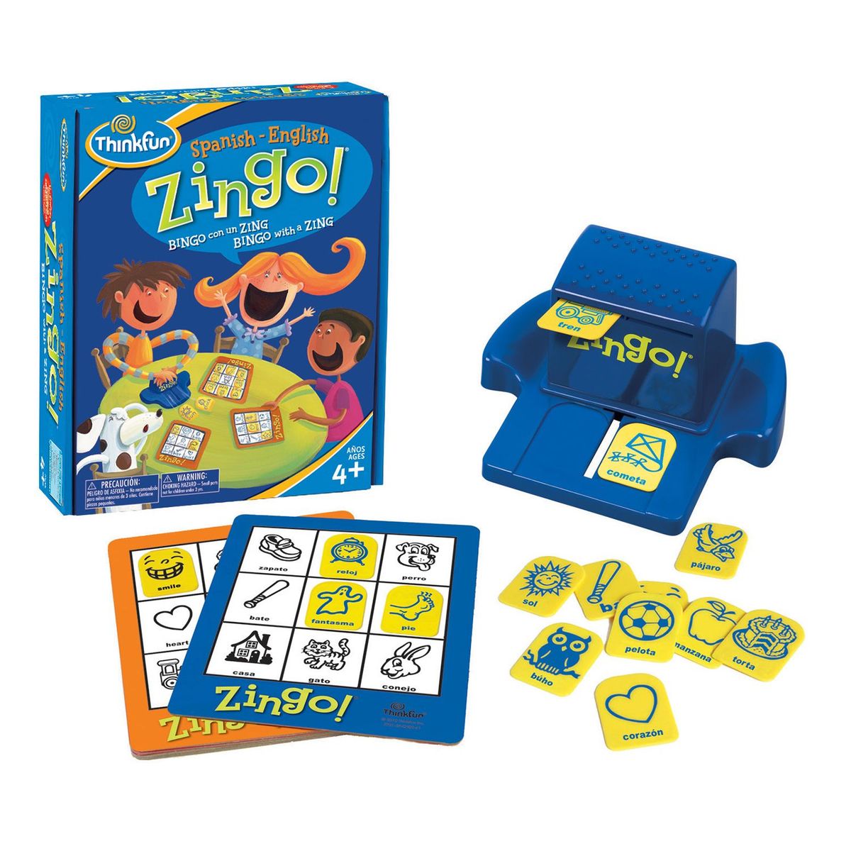 THINKFUN - Juego de Mesa Zingo Bilingüe en Español